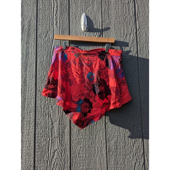 Free People Blouse S Sleeveless Boho Festival Floral Top Tiered Beach Summer - Picture 2 of 8